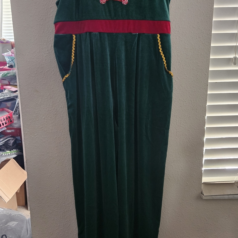 Othr Green and Red Dress